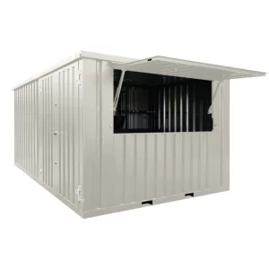 Contenitore a barre rimovibile XL 4 × 3 metri White Ral 9016-Nuovo