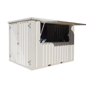 Contenitore a barre rimovibile XL 3 × 2 metri White Ral 9016-Nuovo