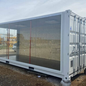 Container della mostra Vitré-Nuovo